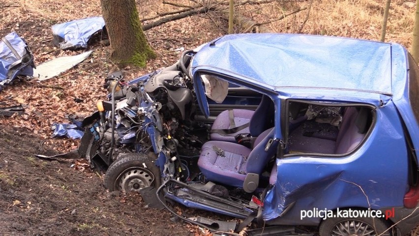 Wypadek w Katowicach na ul. Szarych Szeregów zakończył się...