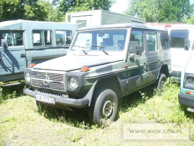 Samochód terenowy MERCEDES 290 GDRok produkcji: 1995Cena: 40 000 złMiejsce i termin: AMW w Warszawie ul. Chełmżyńska 9, 14 września 2021 r., godz. 12.00