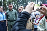 Radomianin wśród skautów na spotkaniu z prezydentem Andrzejem Dudą