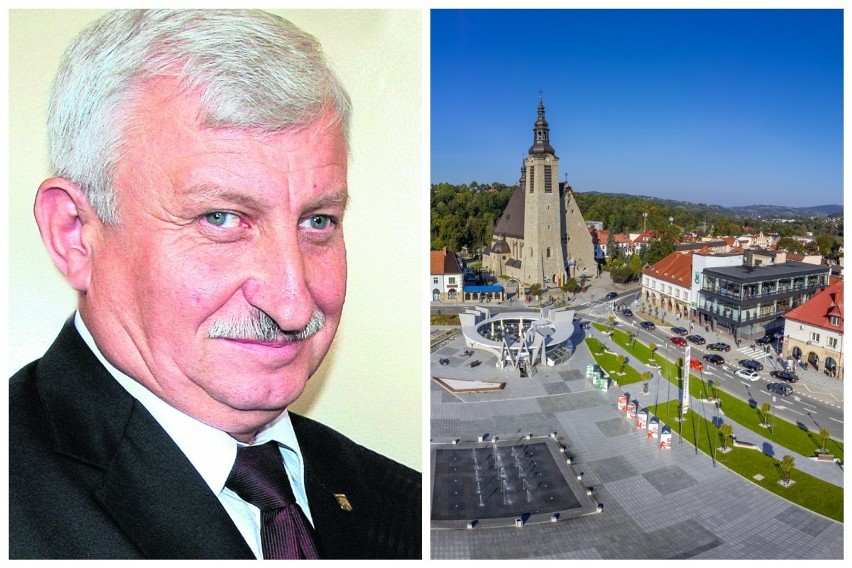Burmistrz Władysław Bieda cieszy się z wysokiego miejsca w...
