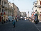 Google Street View. Ulica Piotrkowska pokonała Pałac Branickich i Rynek Kościuszki
