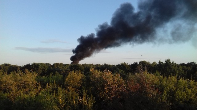 Budynek, w którym doszło do pożaru był drewnianą konstrukcją z dachem z papy. Spalił się całkowicie.