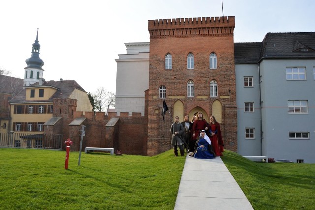 Zamek Górny Opole. Wieża odnowiona po remoncie.