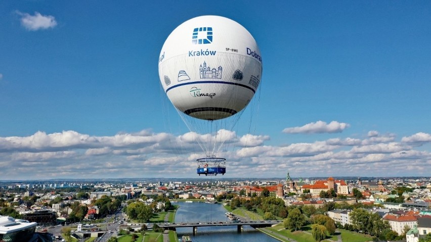 Kraków. Balon już lata, ale jeszcze nie informuje o smogu  
