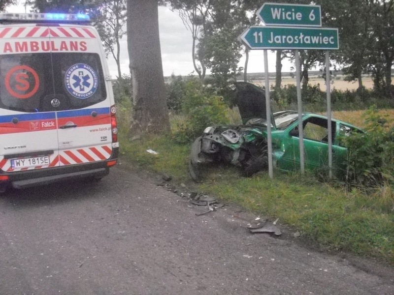 Cztery wypadki na drogach powiatu sławieńskiego [zdjęcia]