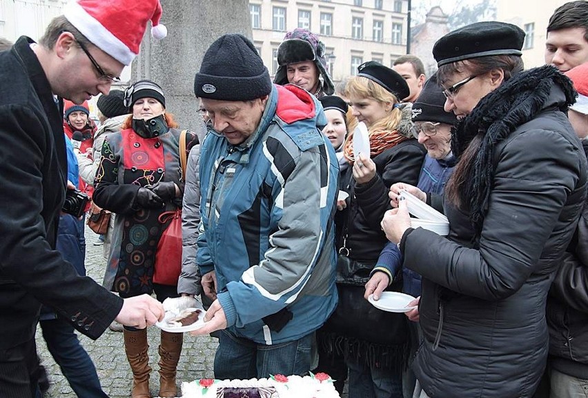 Tort dla wszystkich! Na imieninach Mikołaja Kopernika w Grudziądzu [zdjęcia]