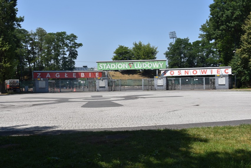 Mijamy stadion Ludowy - domowy stadion Zagłębia Sosnowiec....