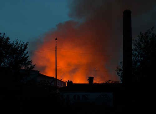 Pożar w Swarzędzu: Spłonęła hala. Straty na kilkaset tysięcy