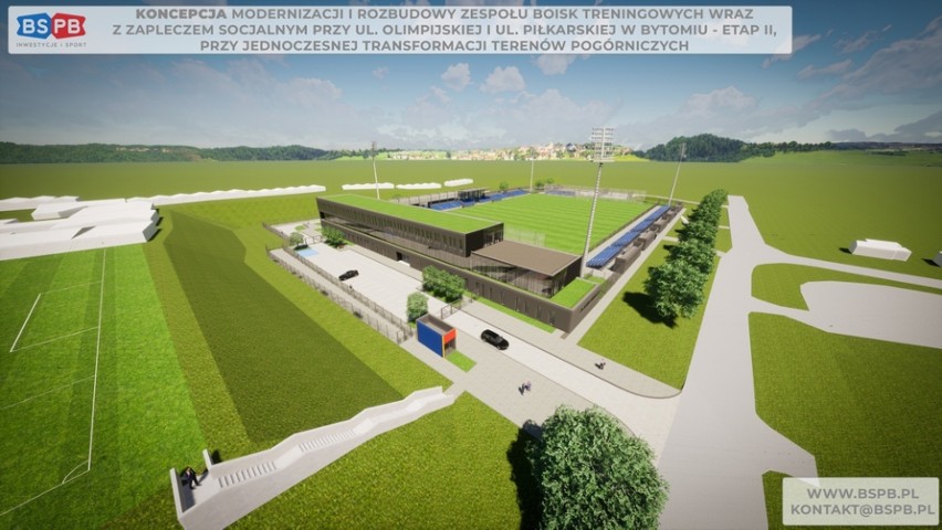 Nowy stadion i zaplecze treningowe dla Polonii Bytom. Dwie...