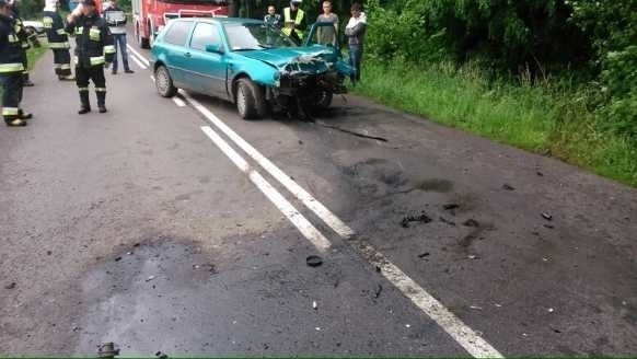 Wypadek w pobliżu miejscowości Grabiny Zameczek, 29.05.2014