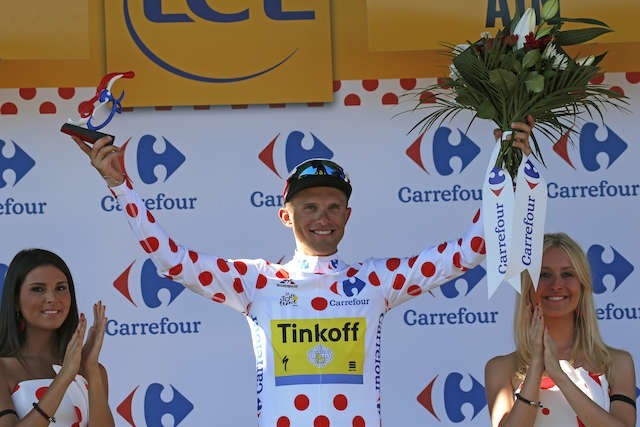 Rafał Majka, lider klasyfikacji górskiej Tour de France