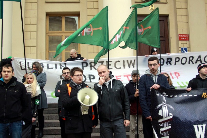 Manifestacja „STOP CETA i TTIP!” w Lublinie przeciw genetycznie zmodyfikowanej żywności