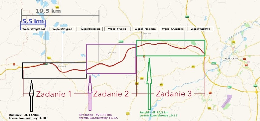 S5 Korzeńsko - Wrocław