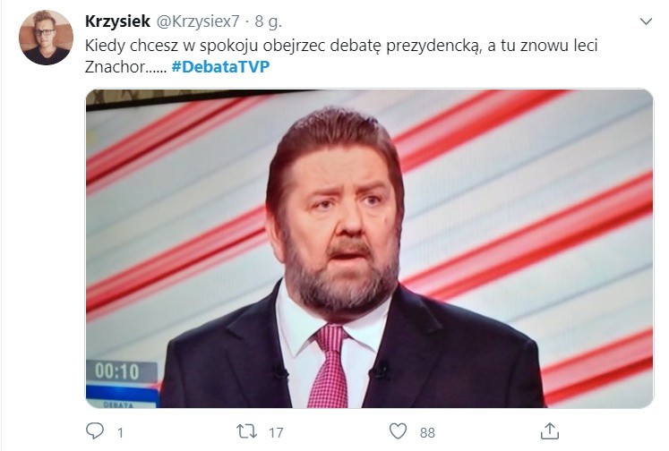 Żarty i memy po debacie prezydenckiej w TVP