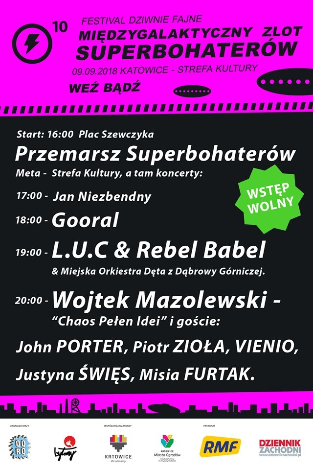 Międzygalaktyczny Zlot Superbohaterów odbędzie się 9 września w Katowicach
