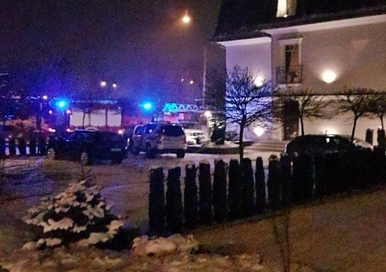 Pożar w hotelu Rezydencja w Piekarach Śląskich