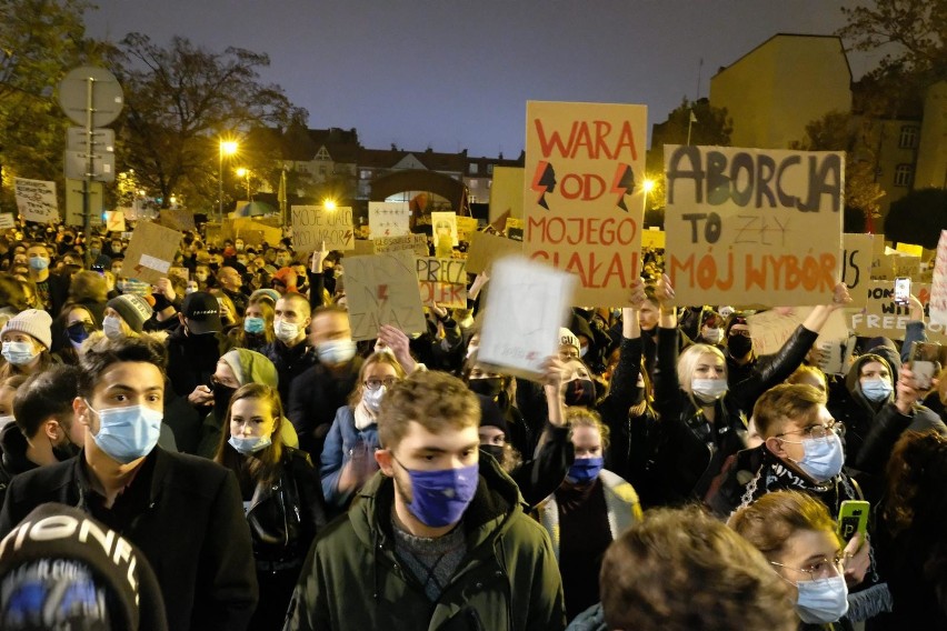 Protest kobiet w Katowicach