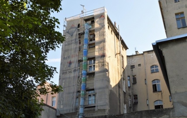 Budynek przy ul. Czarnieckiego jest już w trakcie remontu.