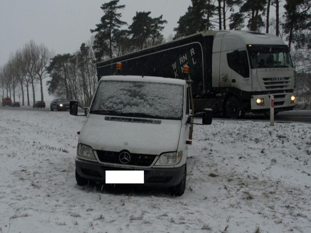 Mercedes został skradziony w minionym tygodniu w Danii.