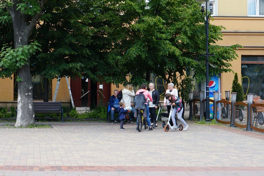 Plac Baczyńskiego w Tychach....