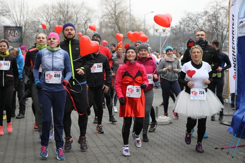 Bieg Walentynkowy 2017 w Dąbrowie Górniczej