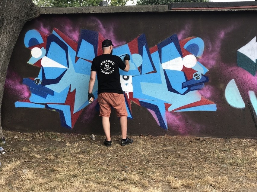 Masakra Jam - graffiti. Impreza Słupskiego Ośrodka Kultury