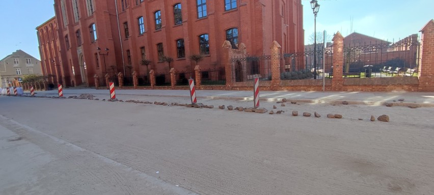 W Chełmnie w centrum trwa remont kilku ulic