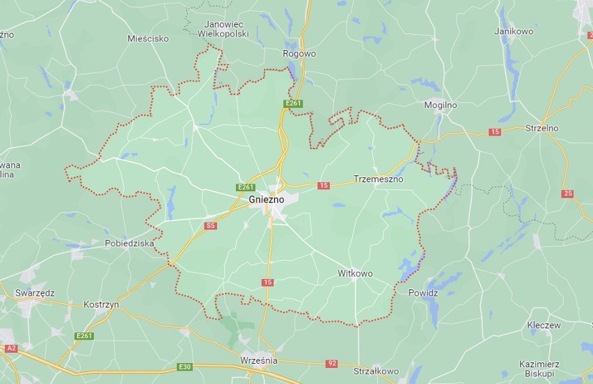 Powiat gnieźnieński – 116 763 (emisja dwutlenku węgla t/r)