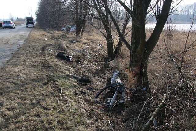 Kolizja drogowa na ul. Nadwiślańskiej w Oświęcimiu