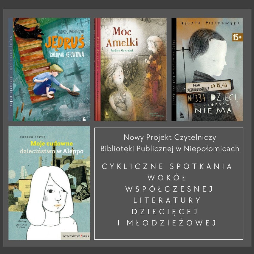 Nowy projekt Biblioteki Publicznej w Niepołomicach. Na początek – tematy wojenne w literaturze dziecięcej