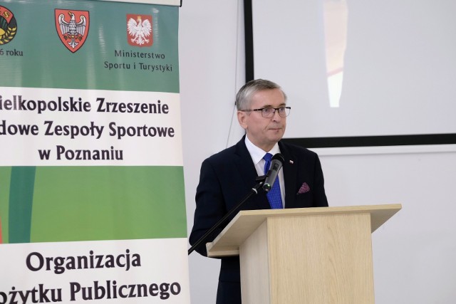 Spotkanie podsumowujące sezon w LZS Wielkopolska rozpoczął jego przewodniczący, poseł na Sejm RP, Tadeusz Tomaszewski
