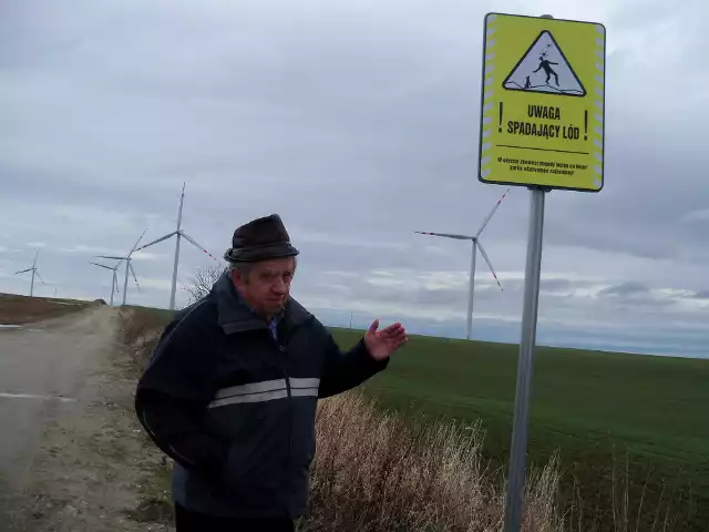 Stanisław Kuś – sołtys Lipnik w gminie Kamiennik gdzie w 2011 roku powstała pierwsza na Opolszczyźnie farma wiatrowa.