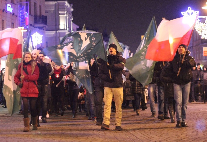 Manifestacja ONR w Lublinie