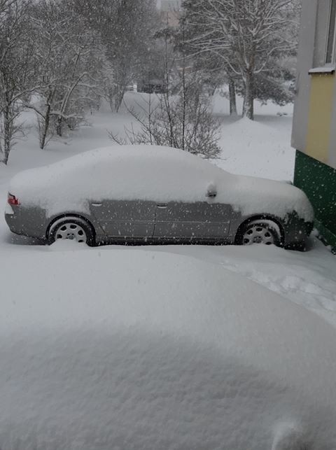 Potężna śnieżyca przeszła przez większość część naszego...