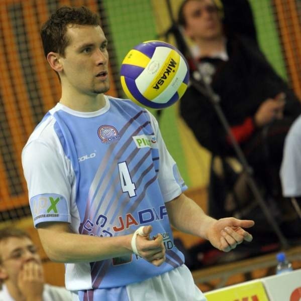 Maciej Pawliński rozegrał setny mecz w barwach Jadaru Radom.