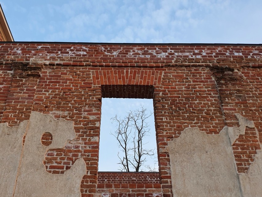 Ruiny barokowego zboru kalwińskiego w Piaskach. Zobacz zdjęcia tego niezwykłego miejsca
