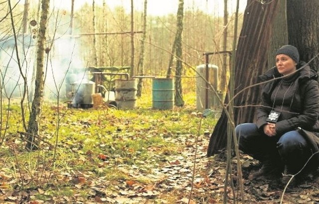 Po filmie Jeziorak odbędzie się spotkanie z aktorką wcielającą się w postać pani podkomisarz Izy Dereń - Jowitą Budnik (na zdjęciu).