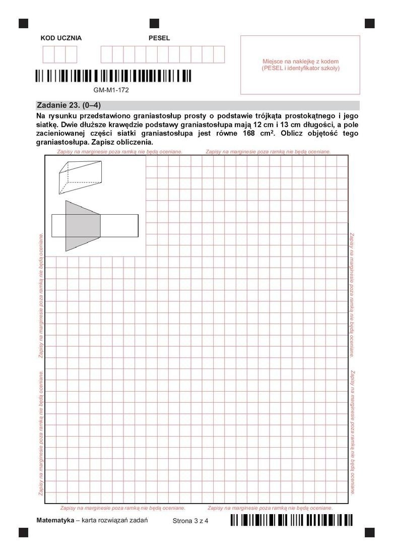 EGZAMIN GIMNAZJALNY 2018. MATEMATYKA - gimnazjaliści zmierzą...