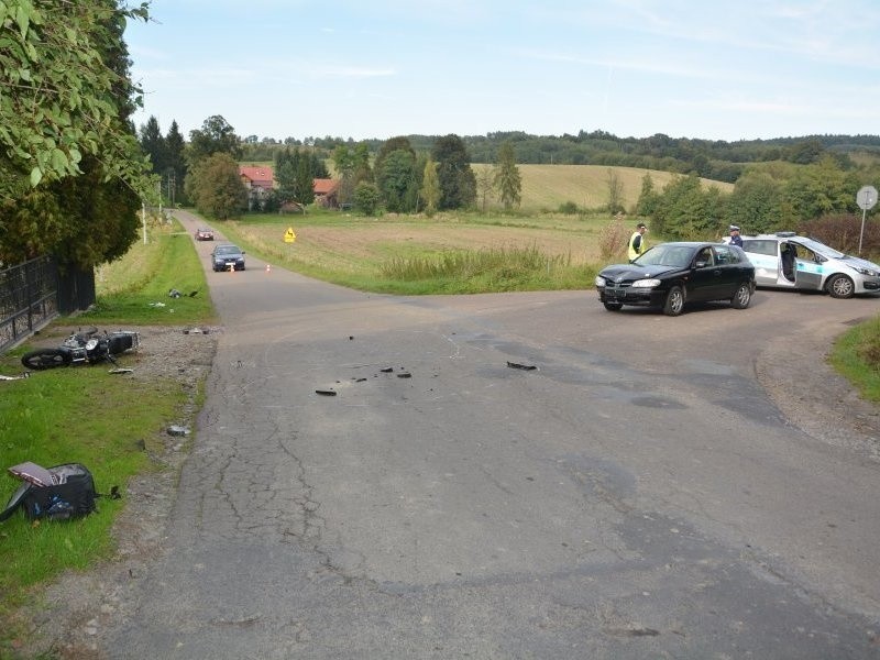 Kierujący samochodem osobowym nie ustąpił pierwszeństwa...