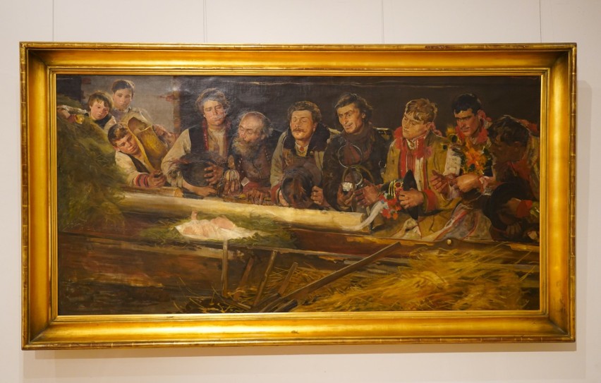 Obraz Jacka Malczewskiego "Jasełka" został motywem świątecznej kartki Ambasady Rzeczypospolitej Polskiej przy Stolicy Apostolskiej