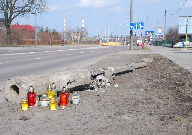 Ulica Poleska. Miejsce, w którym doszło do wypadku.