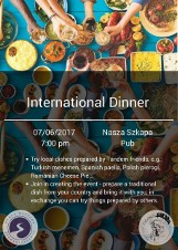 Radom. International Dinner - Międzynarodowe Smaki. Kuchnia z całego świata w Naszej Szkapie 