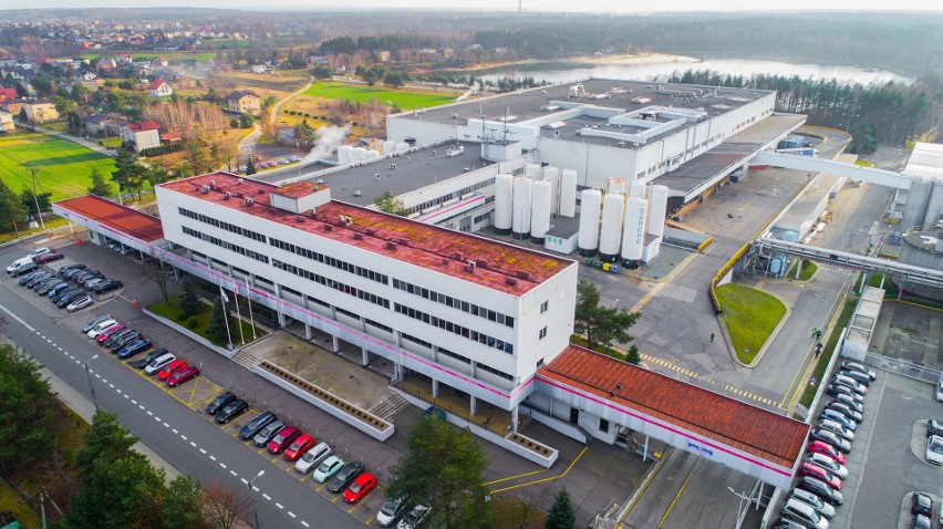 Fabryka serków i jogurtów Danone w Bieruniu dostała nagrodę specjalną od Burmistrza