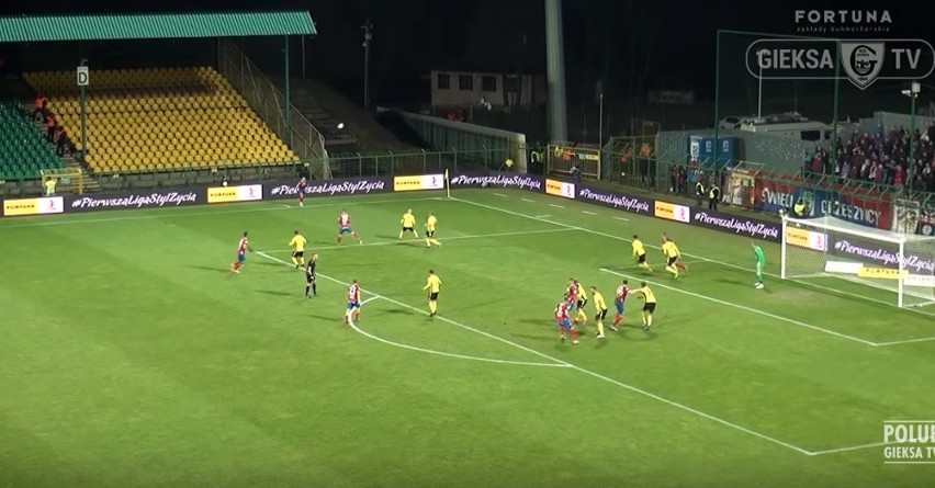 Fortuna 1 Liga. Skrót meczu GKS Katowice - Raków Częstochowa 0:3 [WIDEO]