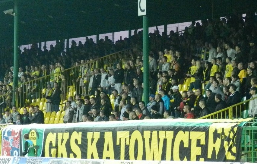 Kibice na meczu GKS Katowice - Olimpia Grudziądz 4:0...