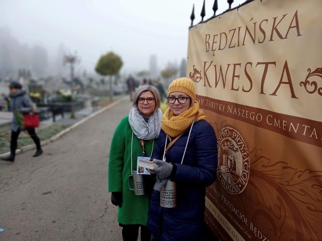 Wolontariusze zbierali fundusze na trzech będzińskich cmentarzach