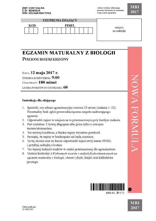 MATURA 2018 BIOLOGIA. W czwartek, 10 maja odbędzie się matura z biologii na poziomie podstawowym i rozszerzonym. Jaki były zadania na biologii podstawowej, a jakie na biologii rozszerzonej? ODPOWIEDZI, ARKUSZ CKE, ROZWIĄZANIA znajdziecie na naszej stronie.