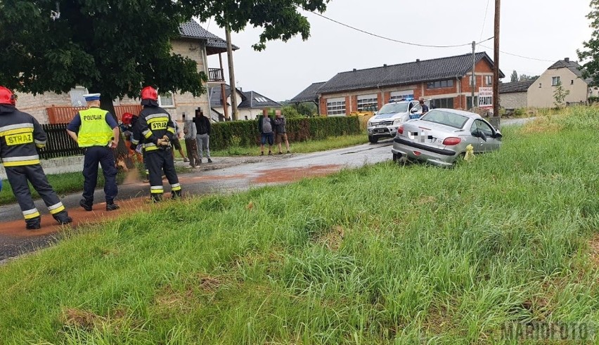 Nietrzeźwy kierowca spowodował wypadek w Kotorzu Wielkim