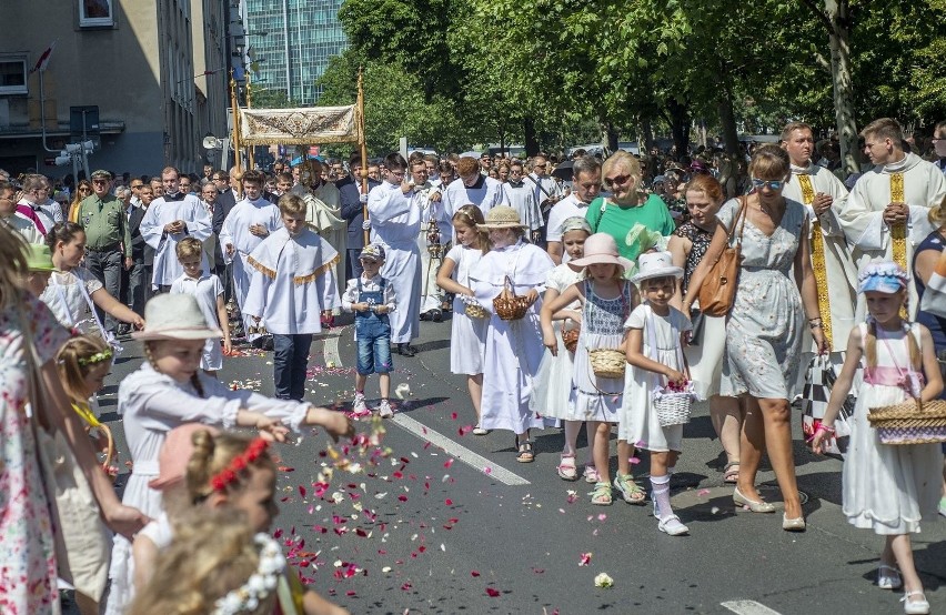 Procesja Bożego Ciała w Poznaniu.