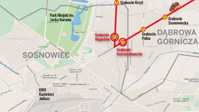 Sosnowiec: Przez Kazimierz Górniczy przejeżdża autobus-widmo